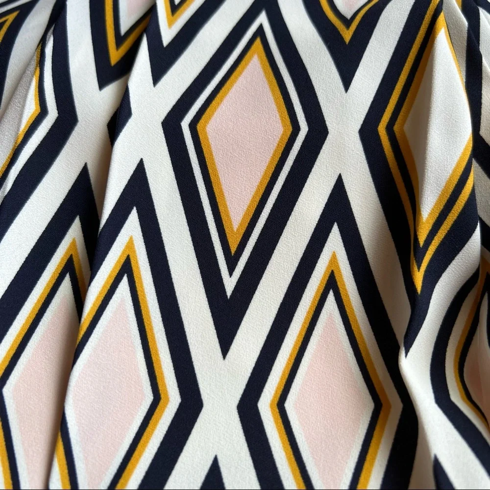 Tory Burch pleated print Faye Culotte